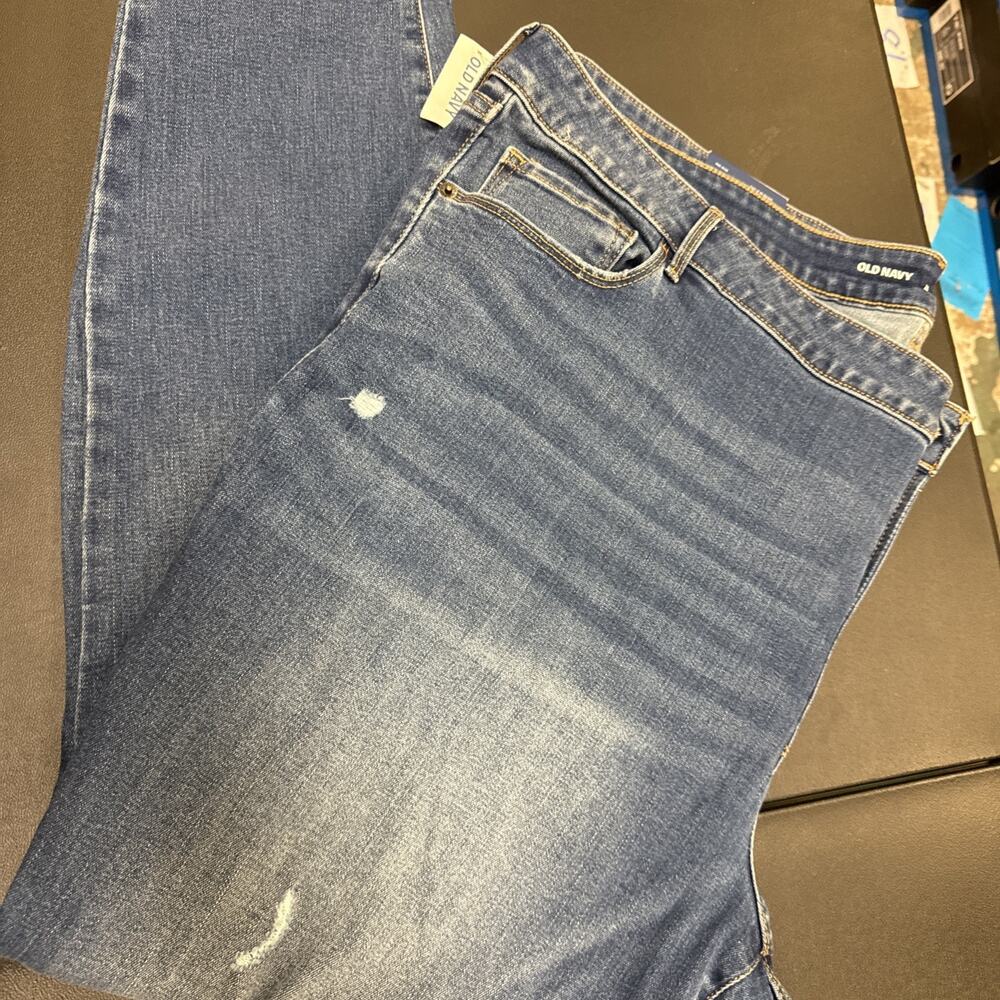 Old Navy Blue Jeans Size 28 Pop Icon Skinny